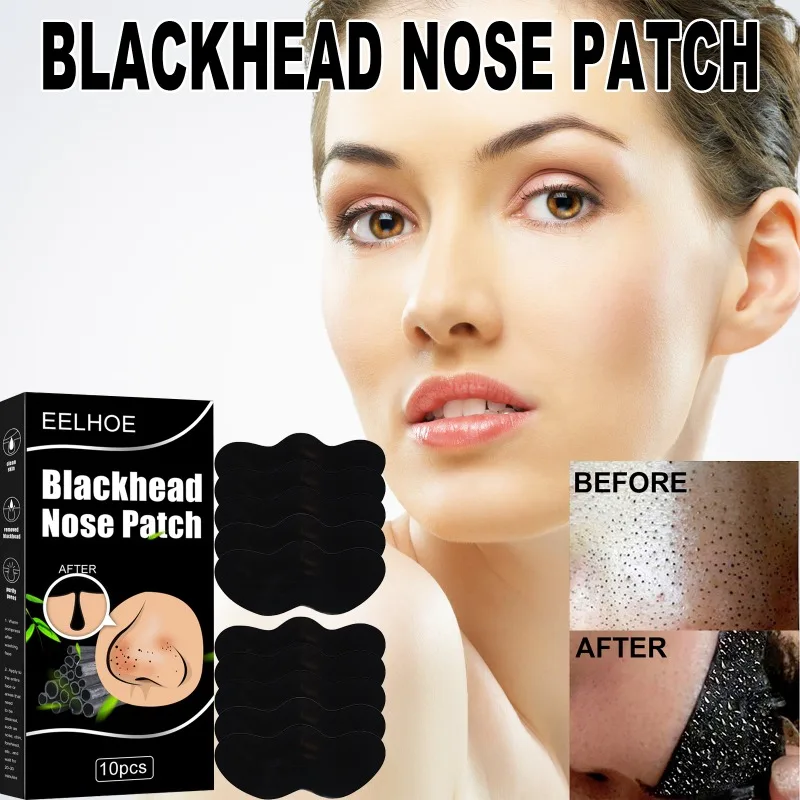 

Blackhead Nose Patch Deep Cleaning Skin Care Shrink Pores Acne Treatment Nose Mask Black Dot Pores Clean Peel Off Nose Strip