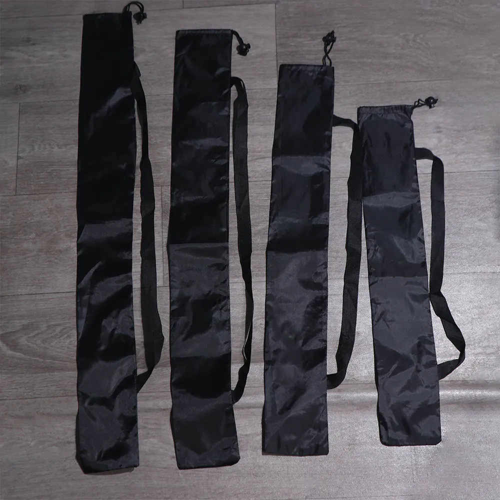 Schulterriemen Baseball-Schläger-Rucksack Schutzhüllen Staubschutz Regenschirm-Aufbewahrungstasche Faltbare Schwarze Angelrutentasche – Detail 1