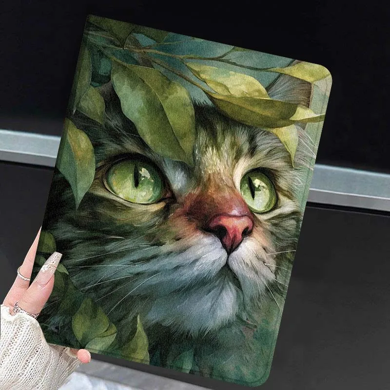 

Cat Cartoon Flower Popular For Samsung Galaxy Tab A7 A A8 A9 A11 S6 S11 10.1 10.4 10.5 Inch Lite PLus Tablet Case