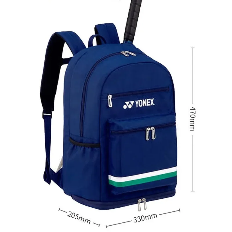 YONEX-Mochila deportiva de alta calidad para raqueta de bádminton, bolsa de raqueta de tenis, gran capacidad con compartimento para zapatos, 75 aniversario