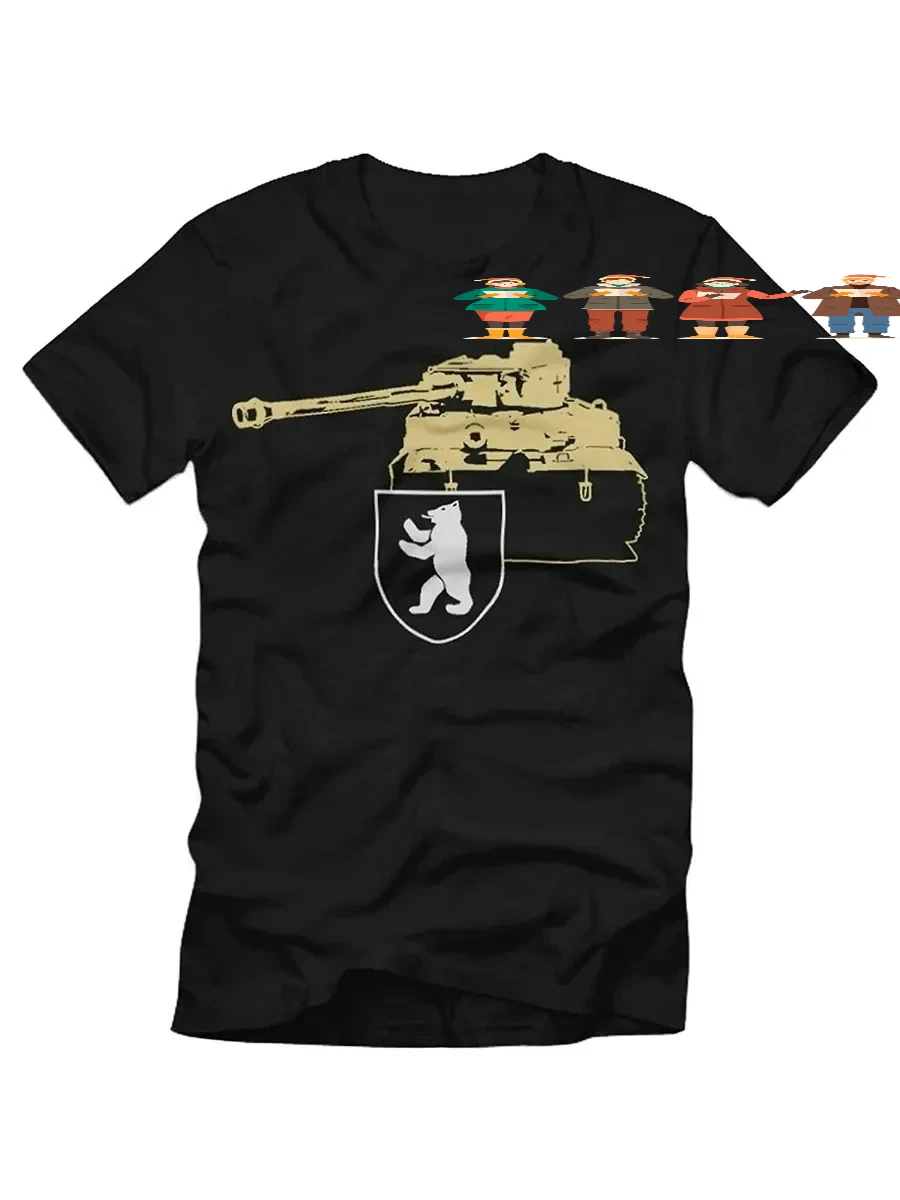 Heavy Panzer Abteilung 510 WWII German Military Unit Men T-Shirt