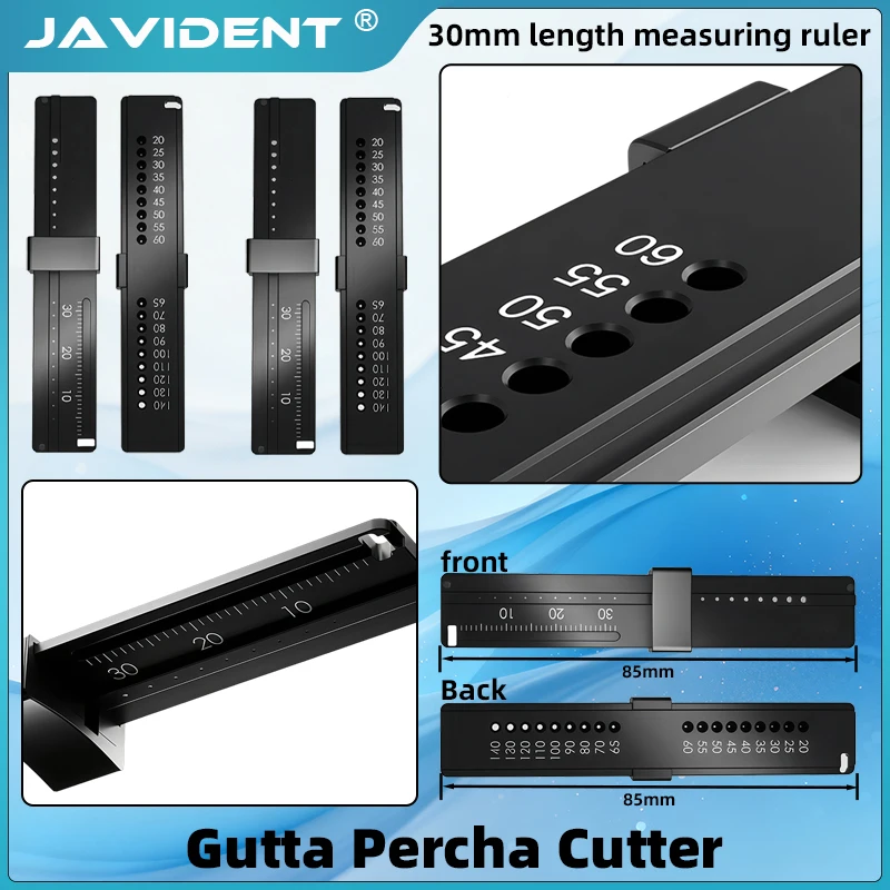 Dental Endo Ruler High Span Measure Scale for Dentistry Measure Gauge Endodontic Autoclavable