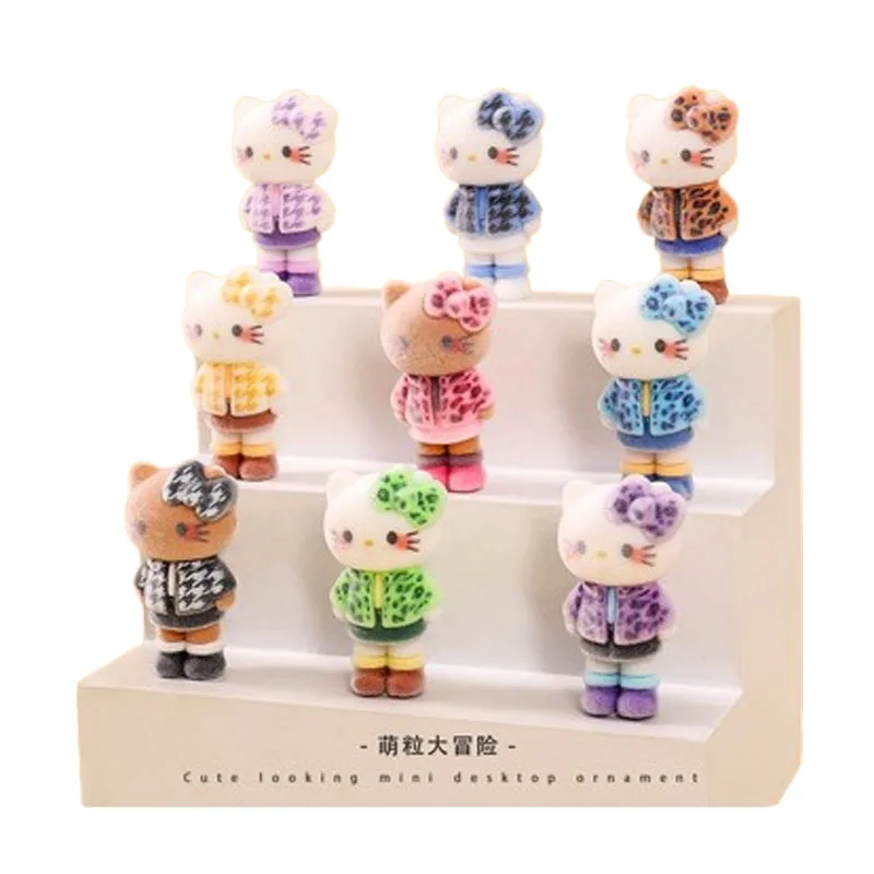 

New cute Hello kitty desktop ornament doll,trendy toy, instant pairing, small decoration for living room or desk, gift