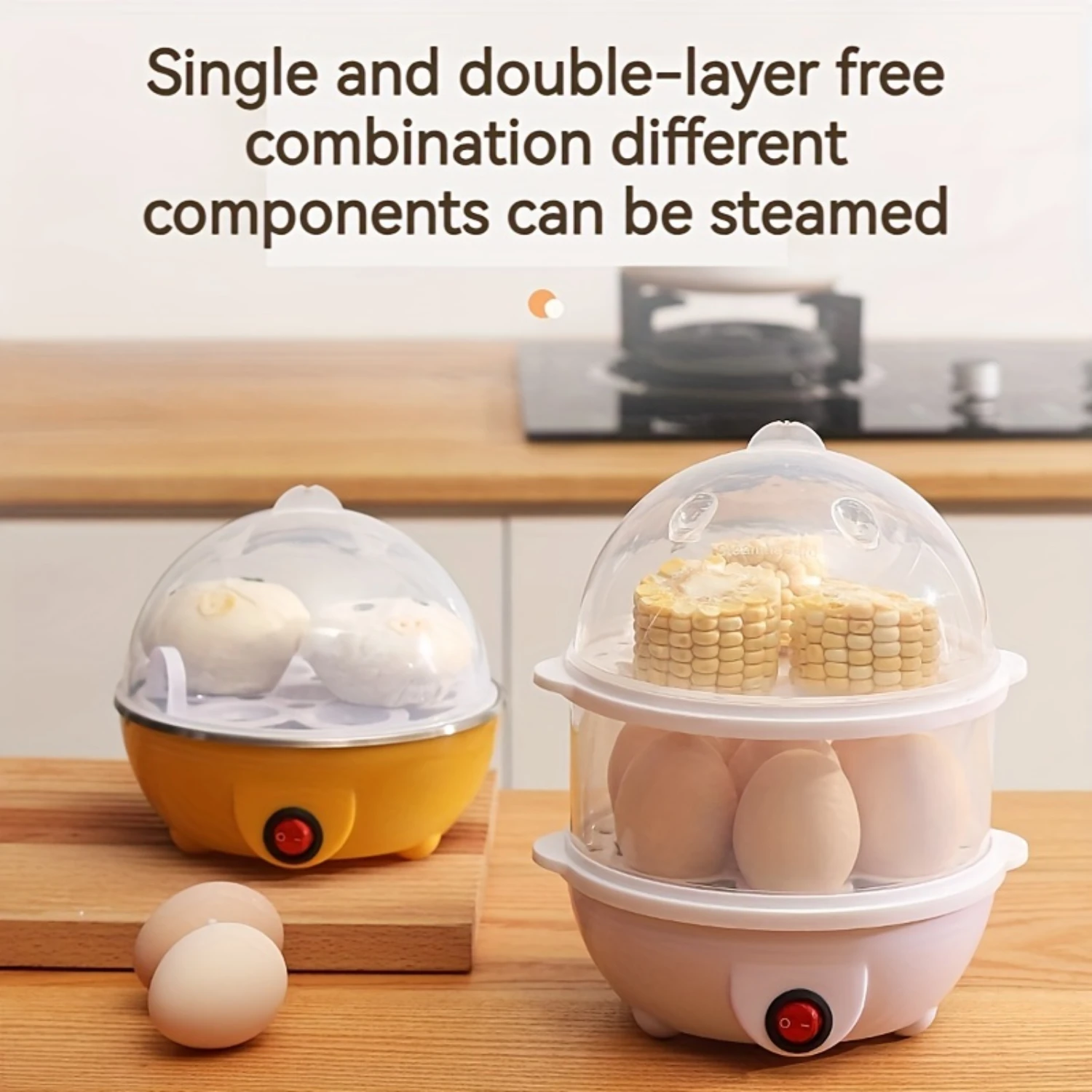 Multifuncional Automatic Egg Steamer, Faça o pequeno-almoço mais fácil, Faça