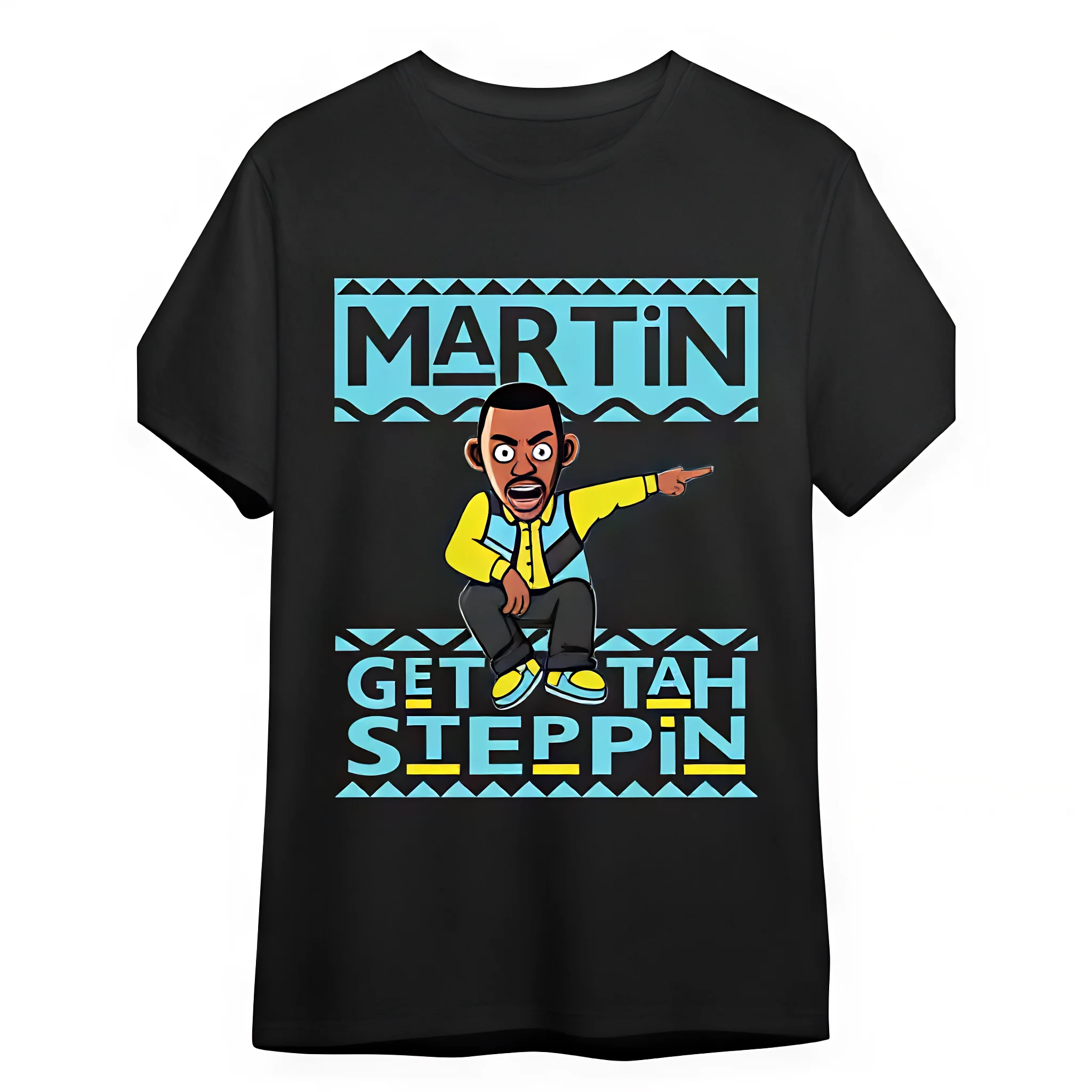 Camiseta de algodón Jordan 5 Water Color, camiseta unisex, Martin Gait Ta Stephen 334625, camiseta divertida de manga corta con estampado para hombre, ropa informal para hombre