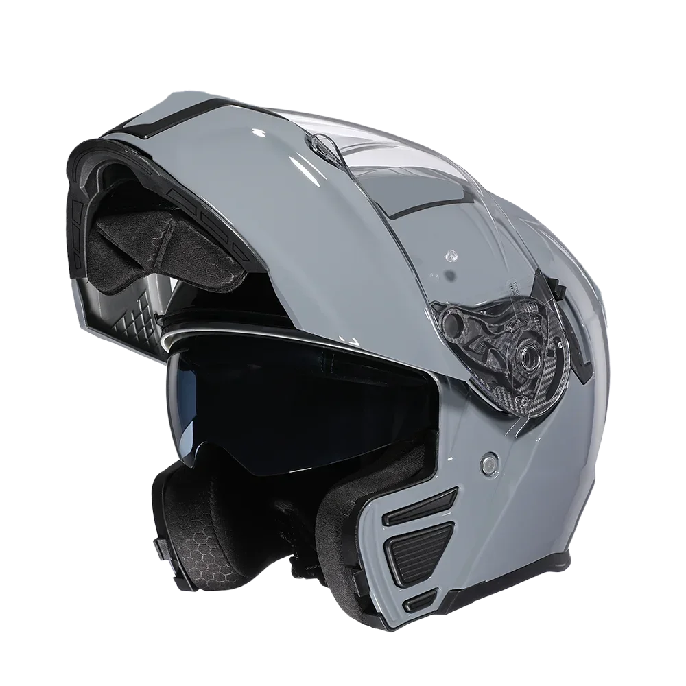 Motorcycle Flip-up Helmets with Sunglasses Clear Visor Full Face Cyril Motocross Helmet Equipments Man Women Helmet