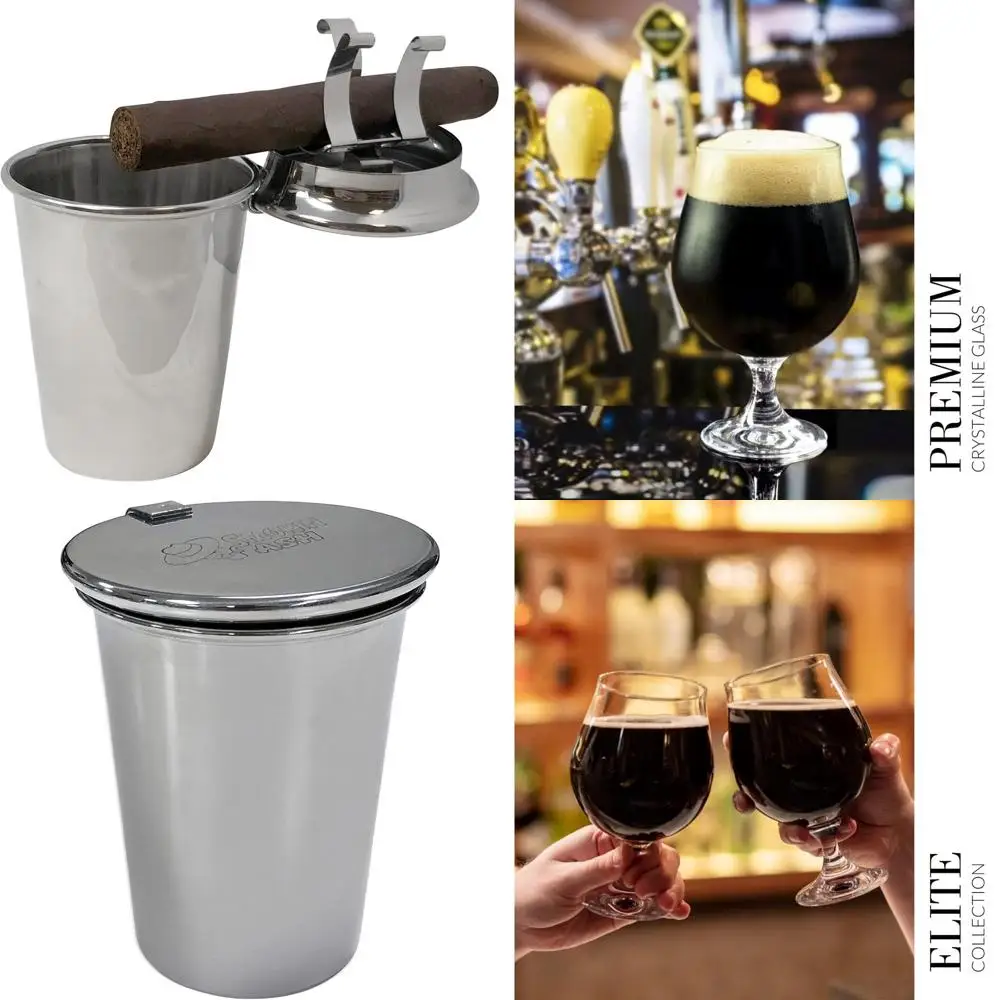 نظارات Dark Ale Stout، مجموعة من 6 قطع، 16.9 أونصة، تذوق البيرة، نظارات البيرة الحرفية، مجموعة النخبة، آمنة للاستخدام في غسالة الأطباق، صنع في أوروبا