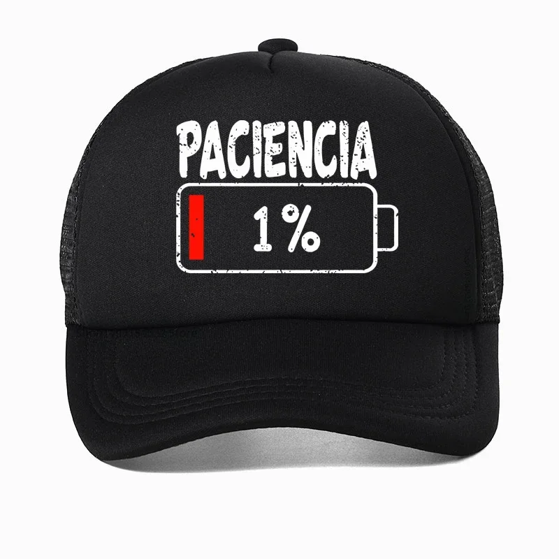

Vibrant Spanish breathable baseball cap fashion letter casual mesh trucker hat summer unisex adjustable snapback hats