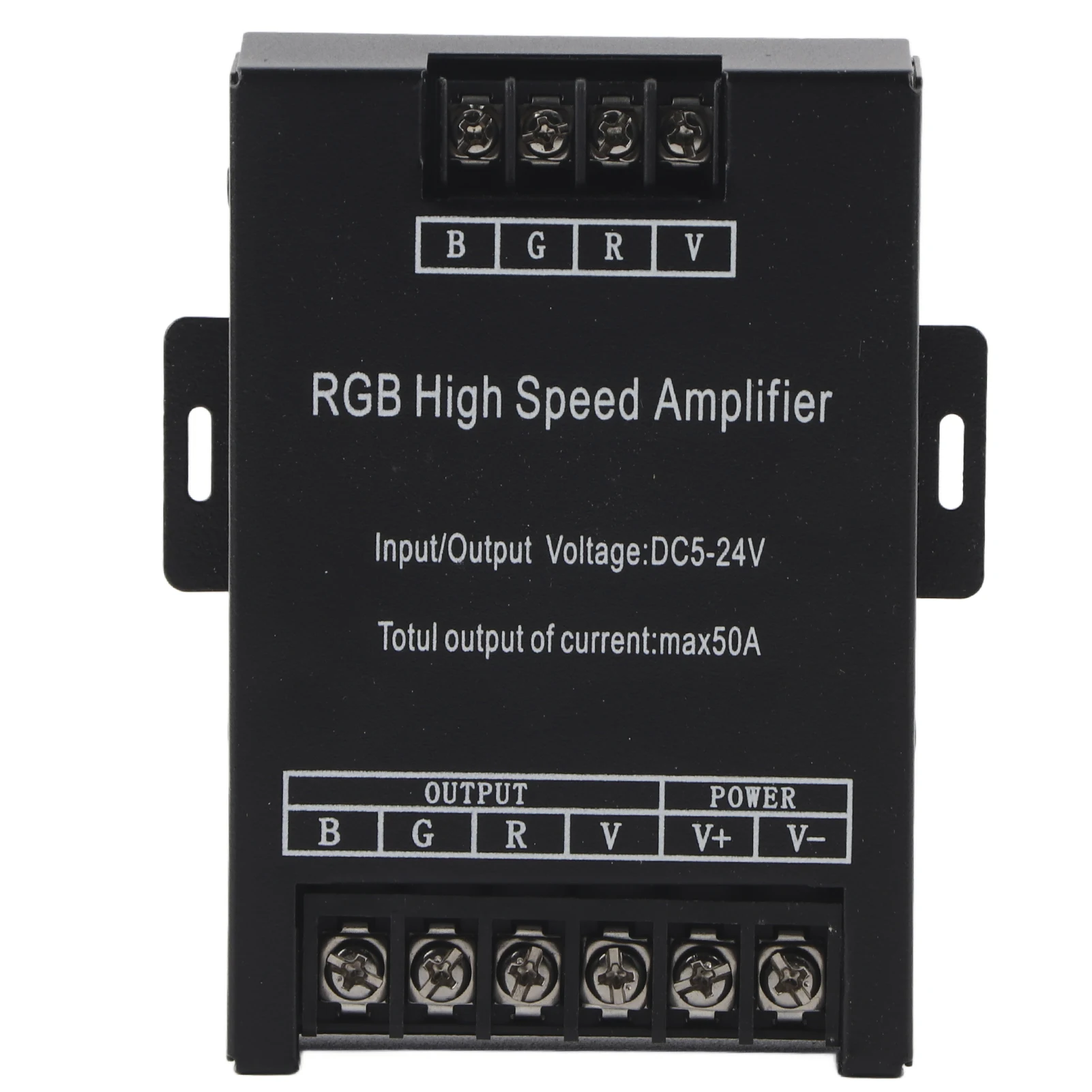 

Контроллер светодиодного сигнала RGB Контроллер освещения 5-24 В Алюминиевый повторитель Контроллер освещения Портативный для освещения зданий KTV