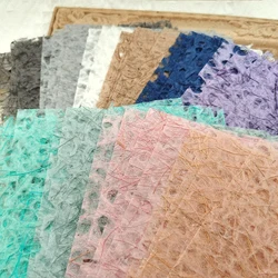 10sheets A5 Waterfall Paper Multi color Hollow Art  Creation Hand Ledger Collage Packaging Collection Combination Material