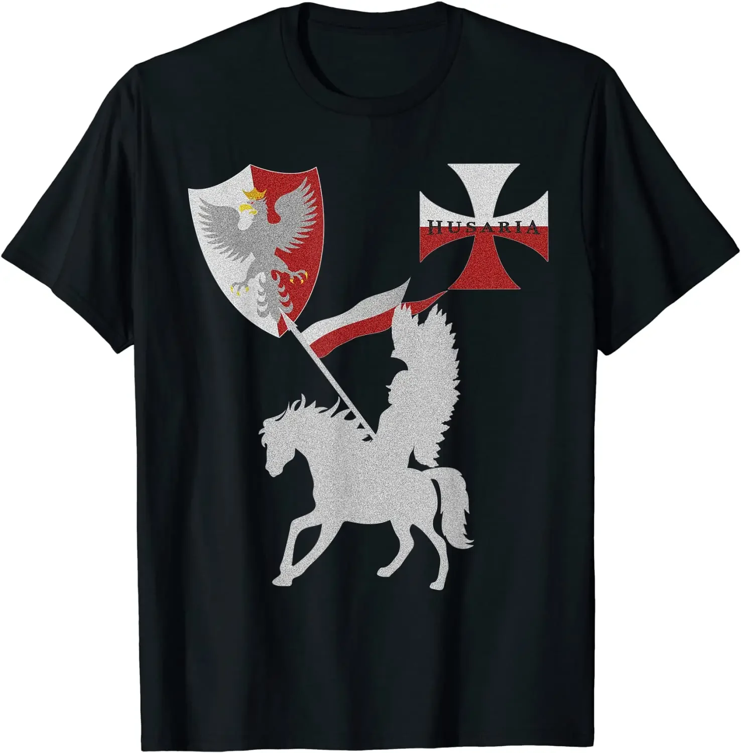 Hussar Warrior Polska Husaria Polish Winged Hussar Warrior T-Shirt. Summer Cotton Short Sleeve O-Neck Mens T Shirt New S-3XL