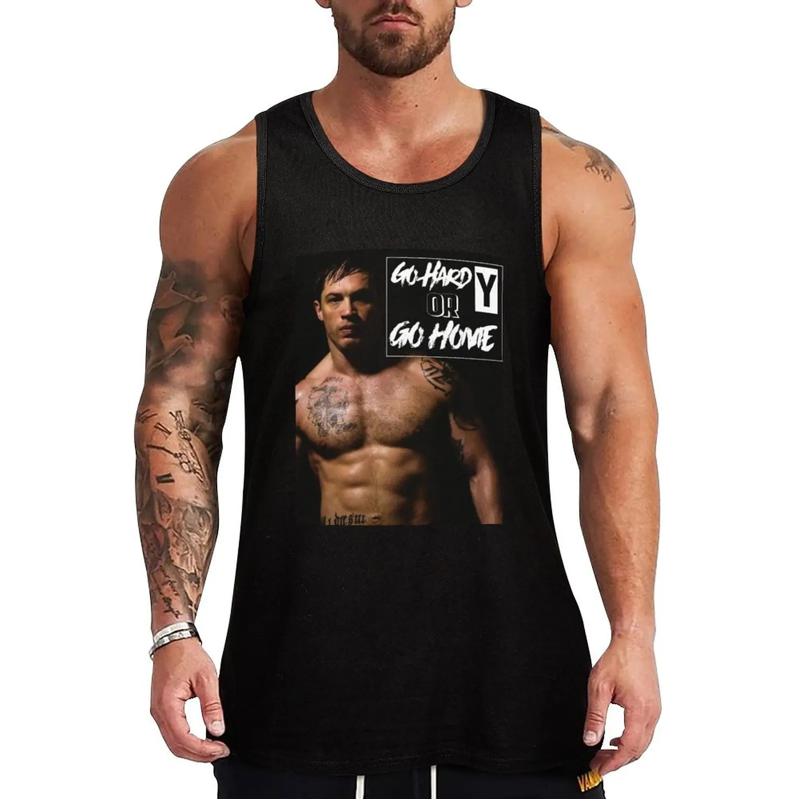 Tom Hardy: Warrior inspired - shirt sample Tank Top sleeveless man shirts Gym clothes