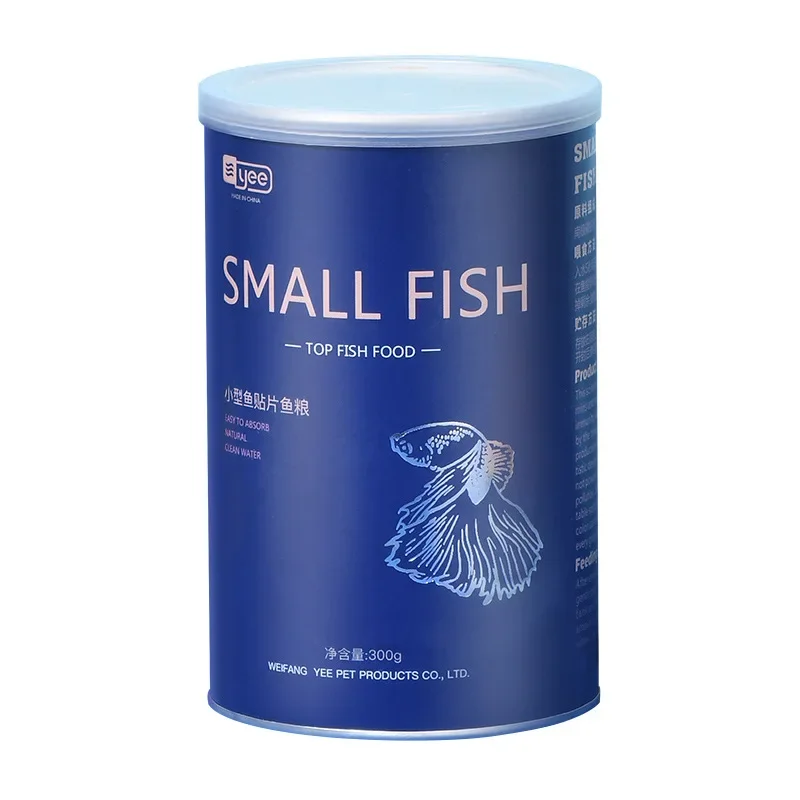 Yee varas de comida para peixes tropicais, flocos tudo-em-um para guppies/pishes dourados/Tetras, dissolução lenta, comida para peixes com vários vitaminas