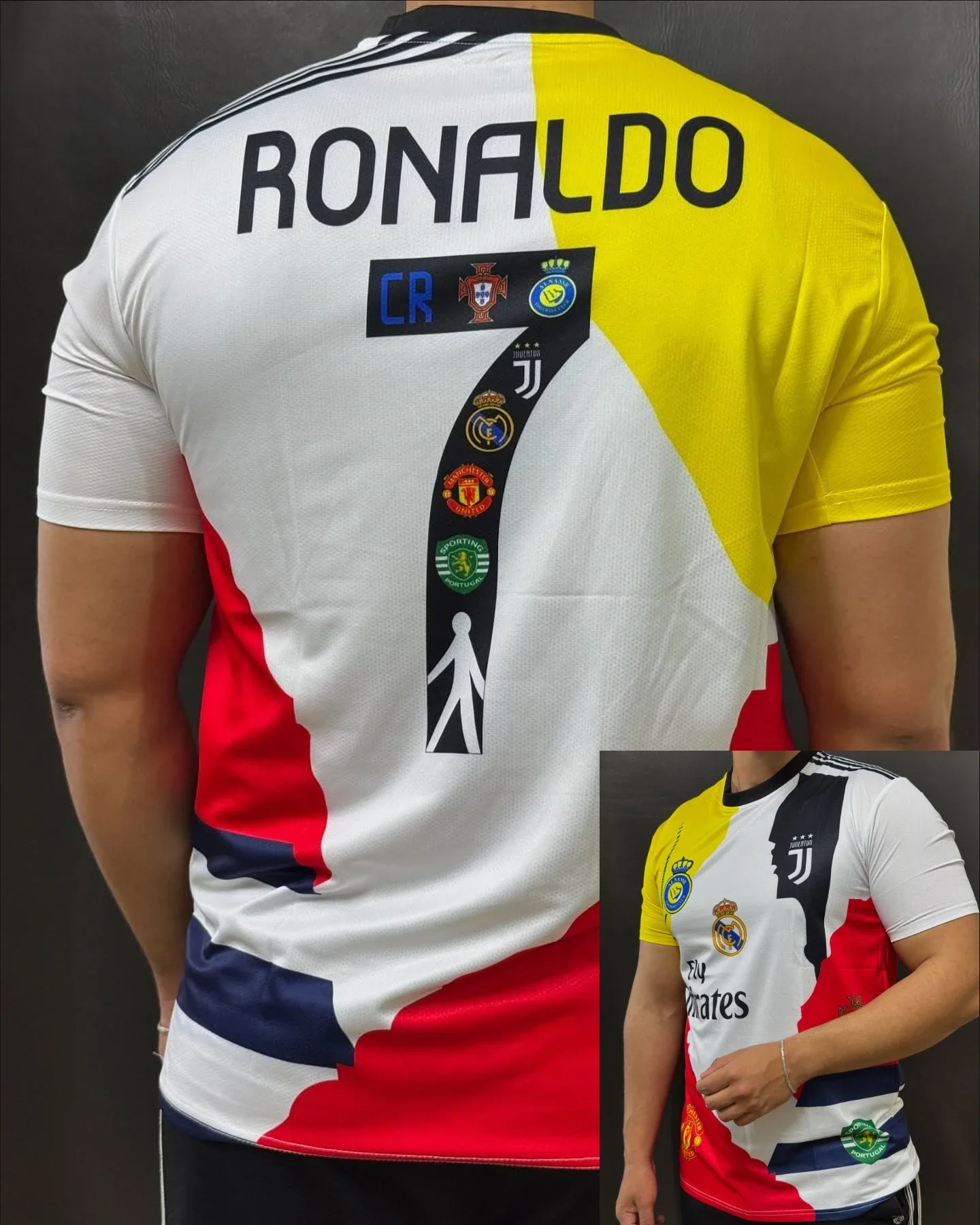 

Men's Quick-drying No. 7 T-shirt Jersey, Best-selling in Europe Comfortable and Casual Sweat-absorbing Short Sleeves Moto