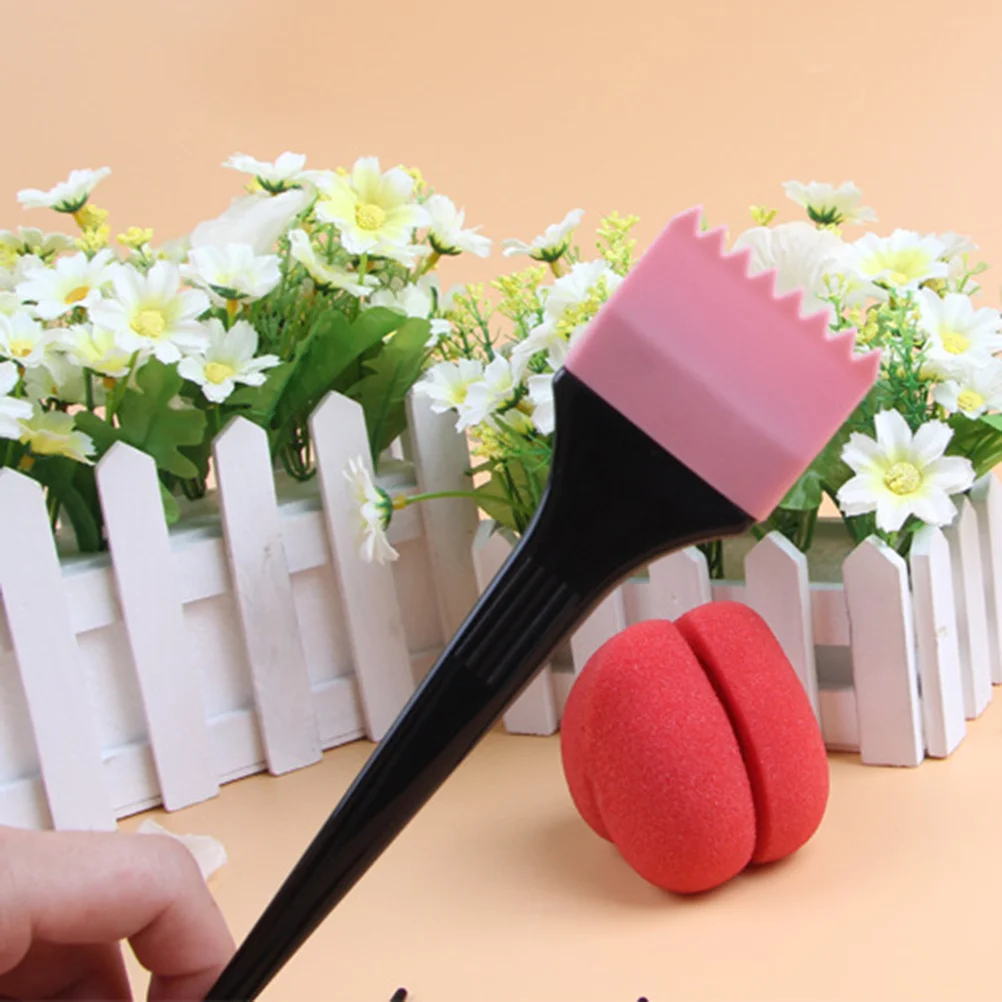 

Силиконовая кисть для смешивания красок волос, расческа для окрашивания, инструмент для салона, многоразовая и моющаяся, случайный стиль в комплекте