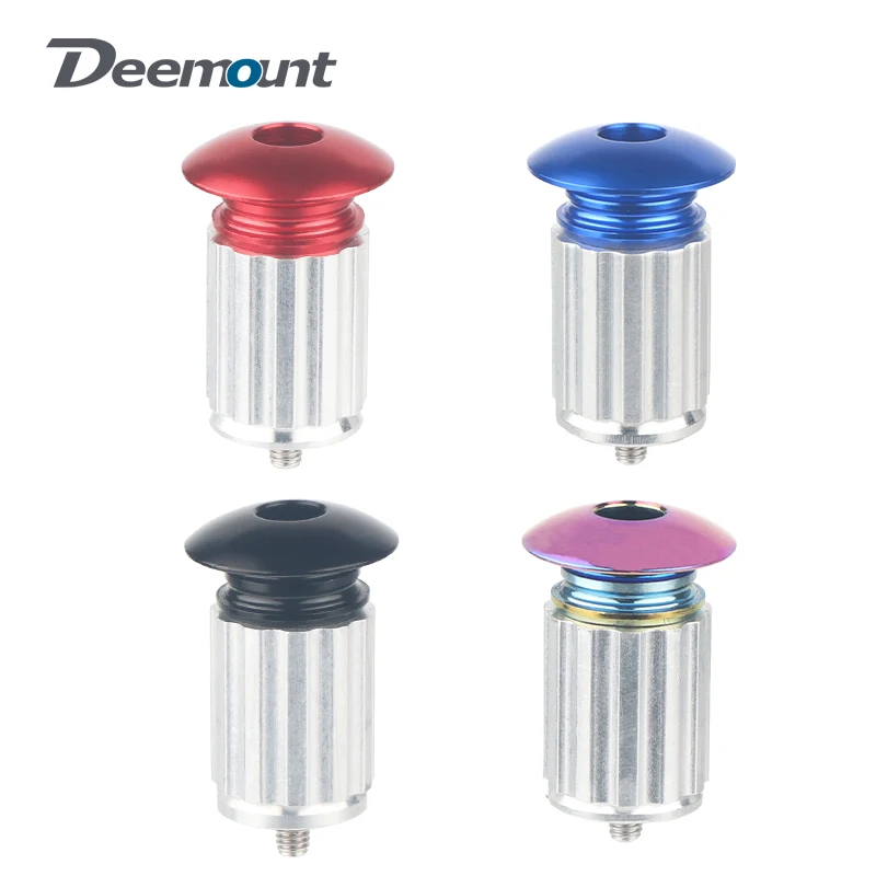 

Deemount Handlebar End Plugs Aluminum Alloy Fits Dia.18-20mm MTB Road Bike Multi-color Optional Cycling Handle Bar Grips Cap