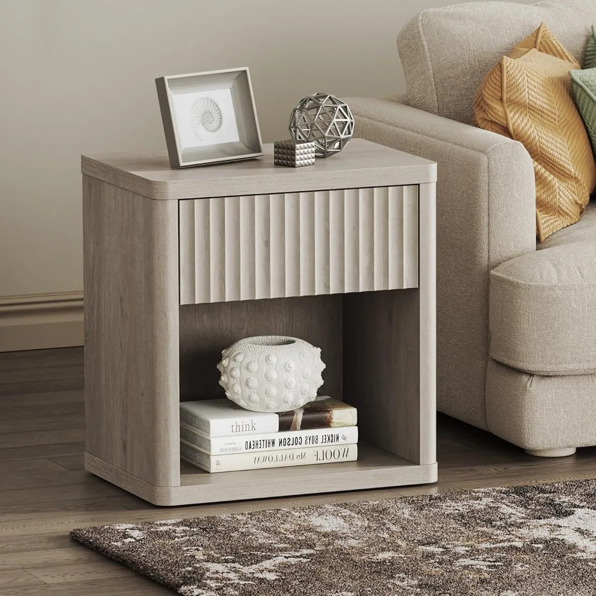 

Bedside tables with drawers, bedside cabinets, modern minimalist panel furniture factory