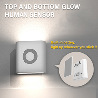 F2 1/2PCS Multi-functional rechargeable motion sensor light Automatic night switch Suitable for kitchen and bedroom staircases