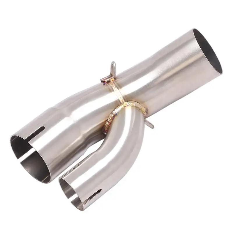 51MM Exhaust Pipe For BMW S1000XR 2015-2019 Motorcycle Escape Mid Link Tube Slip On Muffler Middle Stainless Steel 304