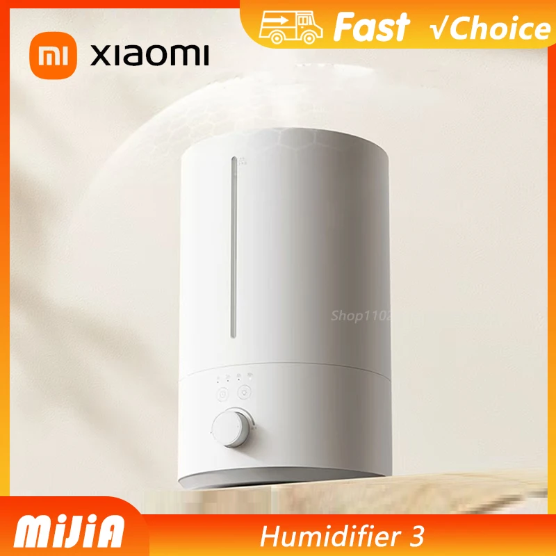 

Xiaomi Mijia Humidifier 3 350ml Humidification 4.5LLarge Capacity Exquisite Mist Maker Add Water Home Humidity Control Low Sound