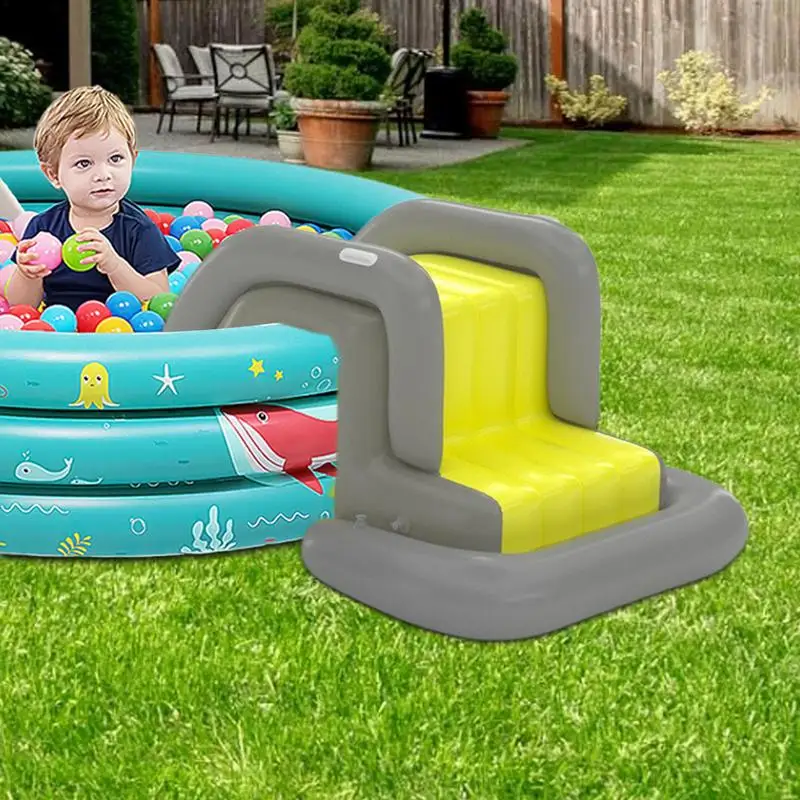 

Pool Inflatable Slide Pool Water Slide Backyard Blow Up Water Slide Summer Swimming Pool Waterslide For Backyard PartiesFor Fun