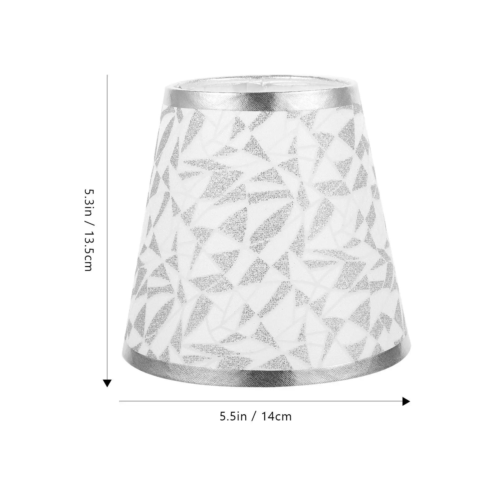 Diamond Pattern Lamp Shade PVC Iron Modern Desk Lamp Cover Decorative Lampshade Bedside Table Light Sleeve for Home
