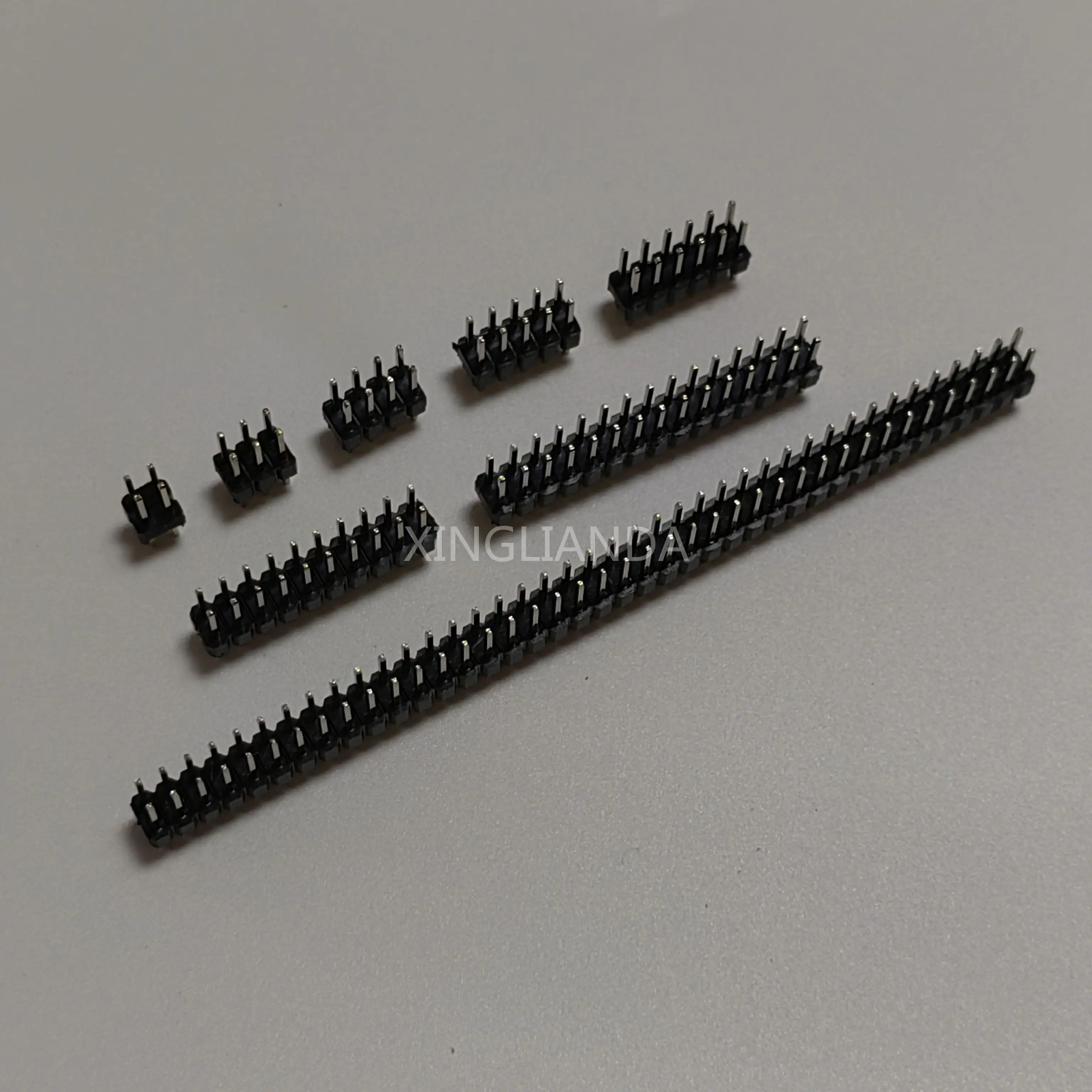 20Pcs 2.54mm Double row Male 2*40P PCB Board Pin Header Connector Strip Pinheader 2/3/4/5/6/8/10/11/12/13/14/15/20/40P