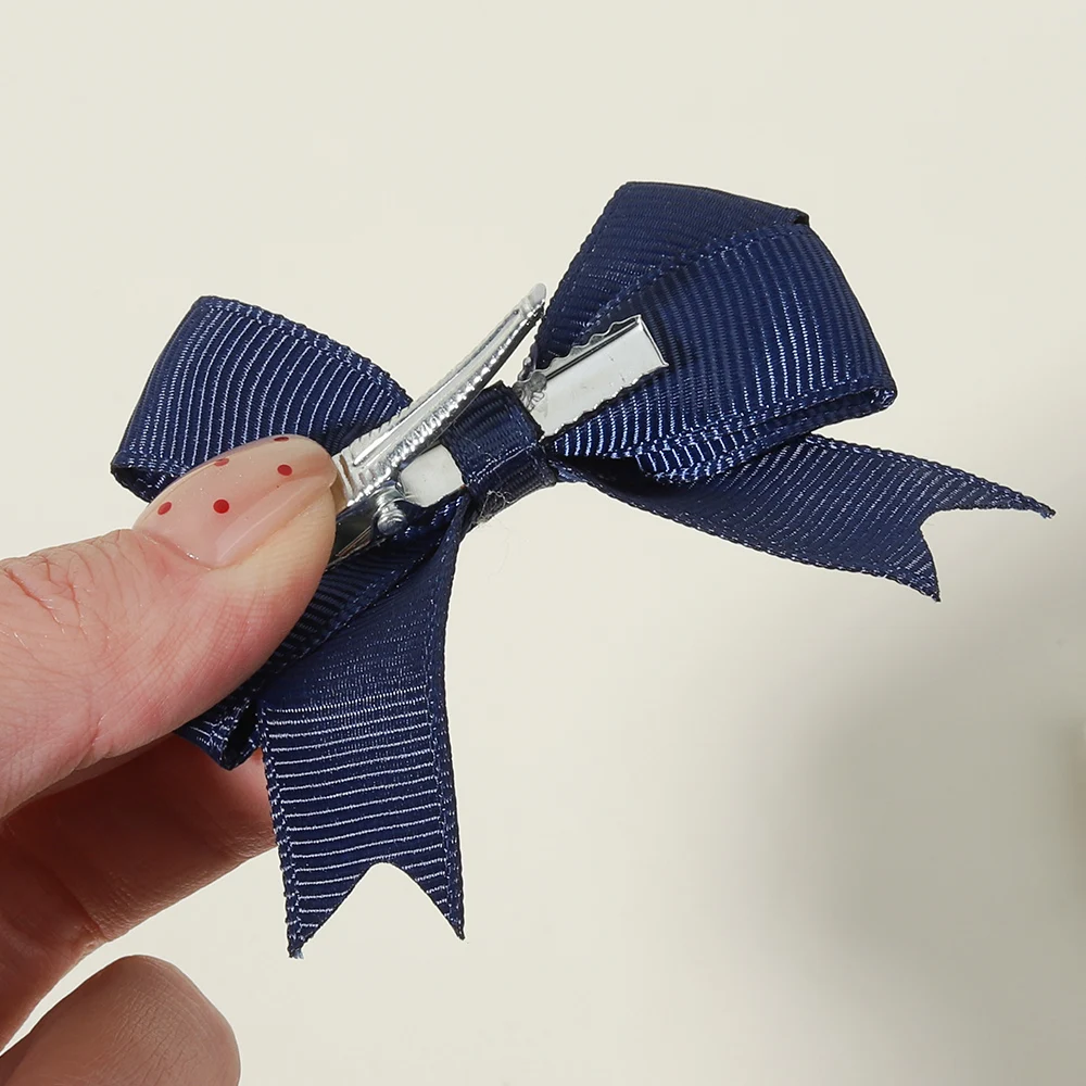 4 Stück/Set Mädchen-Haaraccessoires, 2 große + 2 kleine Haarspangen mit Schleifen, süße, niedliche Haaraccessoires für Kinder und Babys zum Tragen – Detail 5