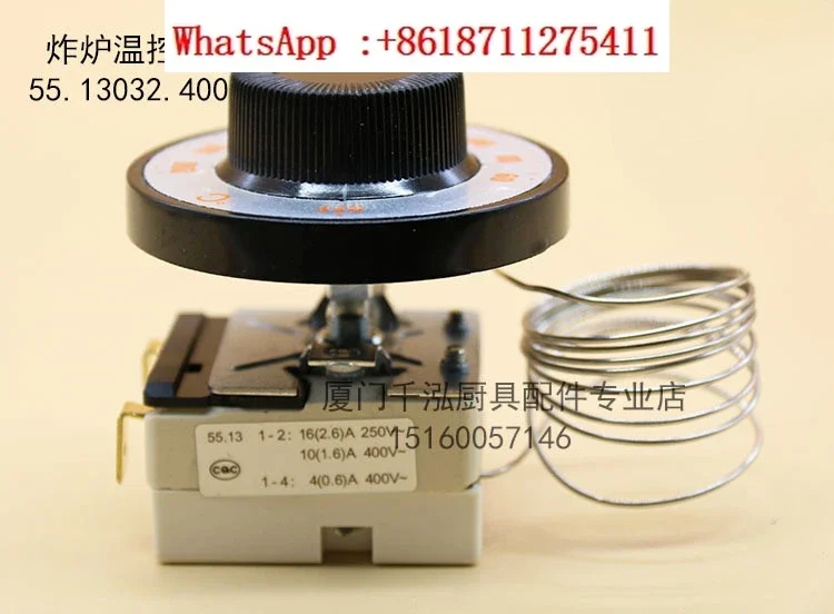 Electric Fryer Thermostat 190°C Fryer Liquid Expansion Thermostat 55.13032.400