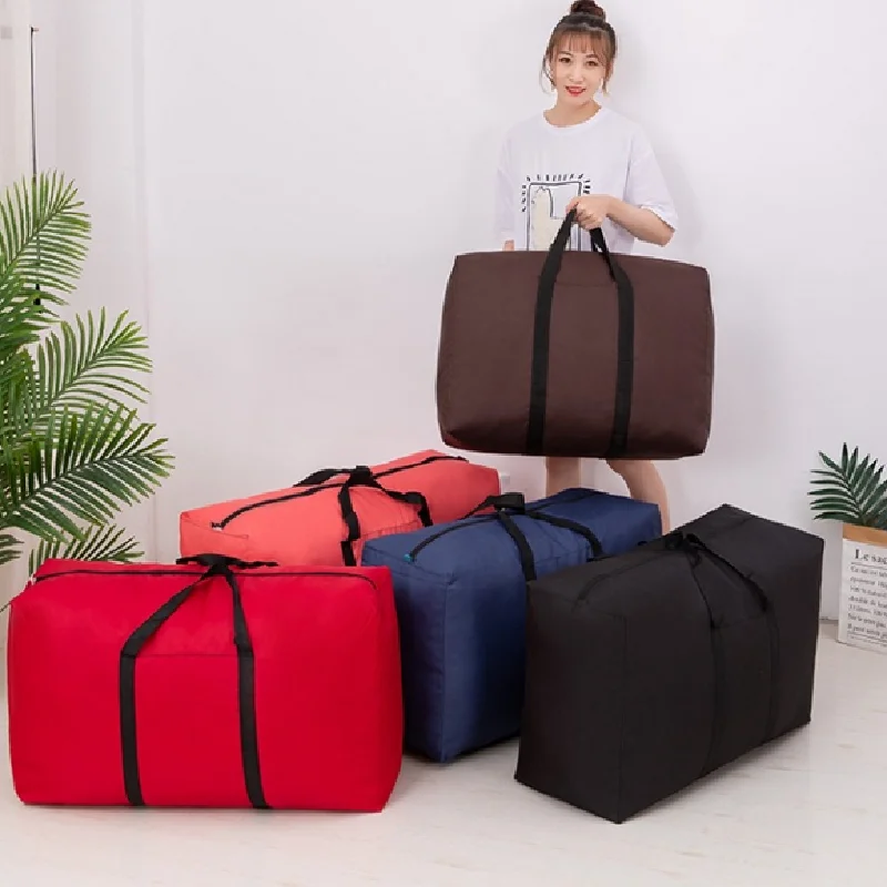 Tragbare große Kapazität faltbare Reisetasche Reise kleidung Aufbewahrung taschen Reiß verschluss Oxford Business Gepäck Multifunktion shand tasche