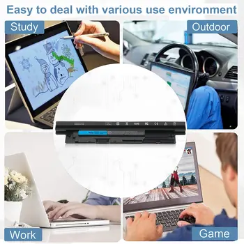 Baterie pro notebooky Dell Inspiron 15, řada 5000, 15-3542, 15-3541, 15-3521, 15-5521, 17R5737, 3440, OEM/ODM, 14,8 8 nejlepší prodej Baterie pro Dell 3542 - №6