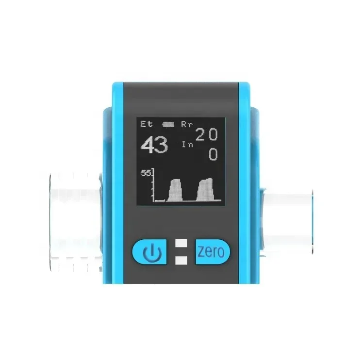 Módulo capnógrafo de dióxido de carbono de maré final portátil