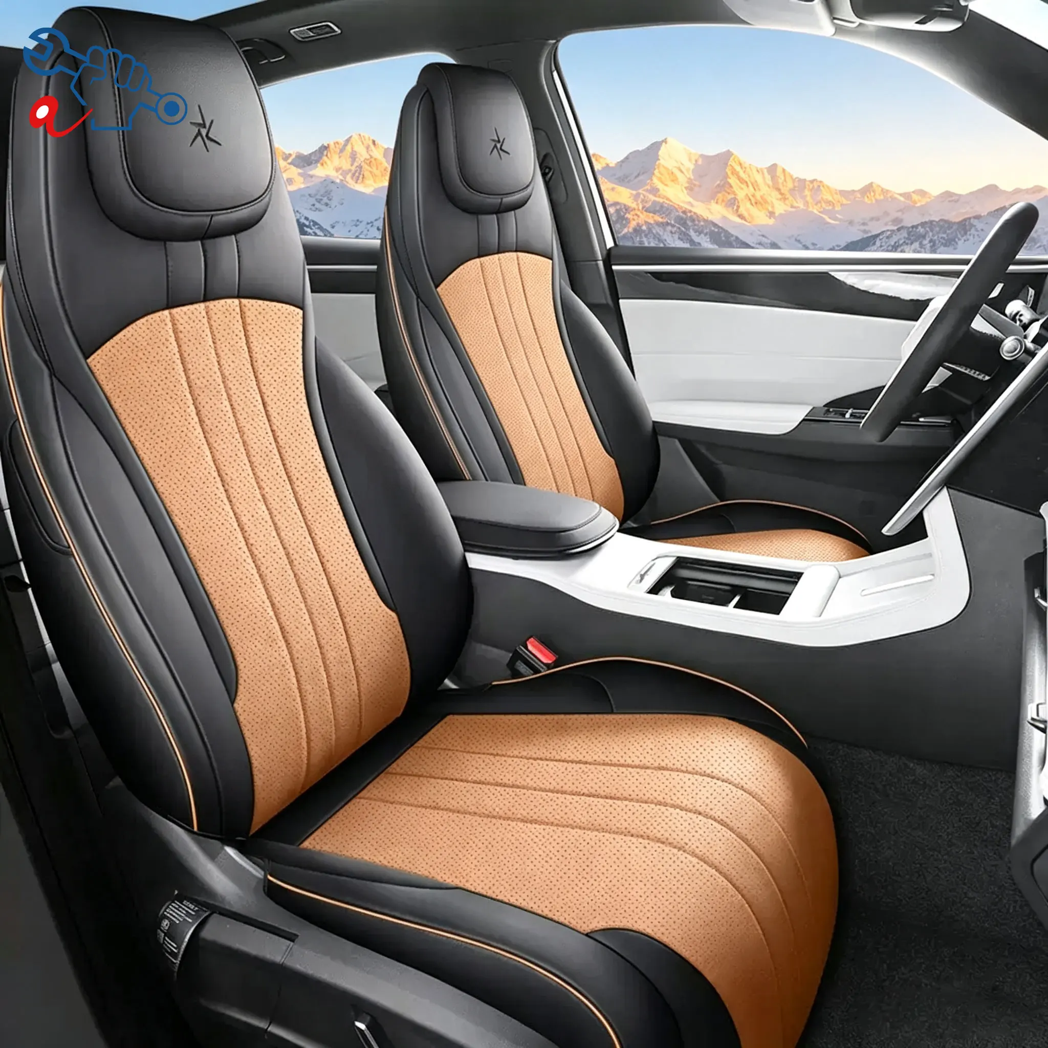 Left‑Drive Car Seat Cover For Geely Galaxy L7 2025‑2026 Car Seat Pad Full Wrap Protector 4‑Season Use Interior Decoration