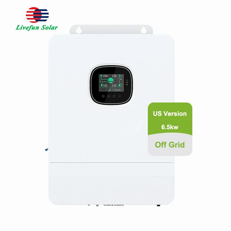 

Гибридный солнечный инвертор Srne SPI-6.5K-UP (версия для США), 6.5 кВт, 48В, DC-AC 120В/240В, автономный, с расщепленной фазой