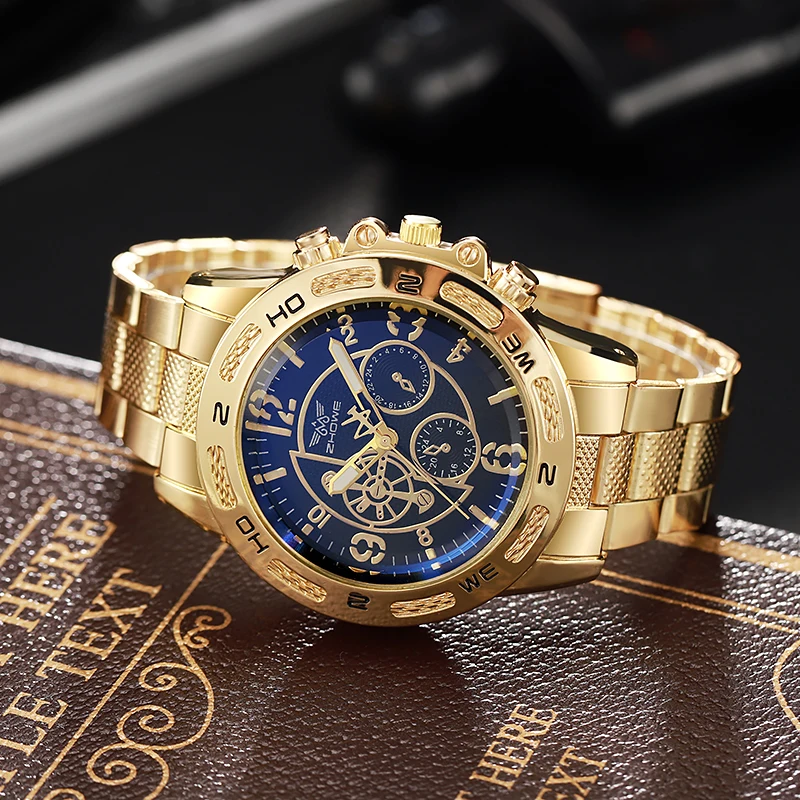 2024 New Arrival High Quality Men Quartz Watch Fashion Casual Big Dial Men\'s Analog Wristwatch