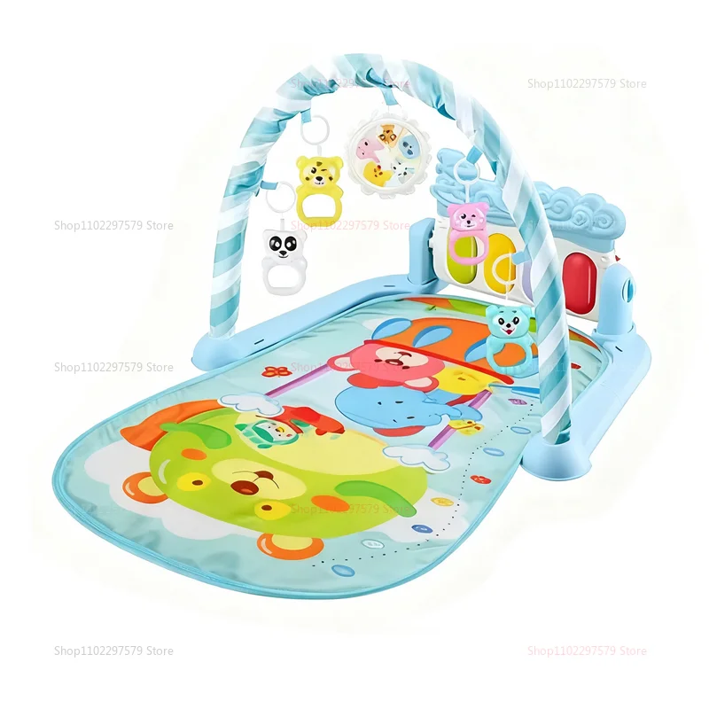 سجادة لعب للأطفال مع سجادة البيانو الموسيقية للأطفال، نشاط الزحف، ألعاب تعليمية للرضع في صالة الألعاب الرياضية، هدايا السجاد، تطوير التعلم المبكر