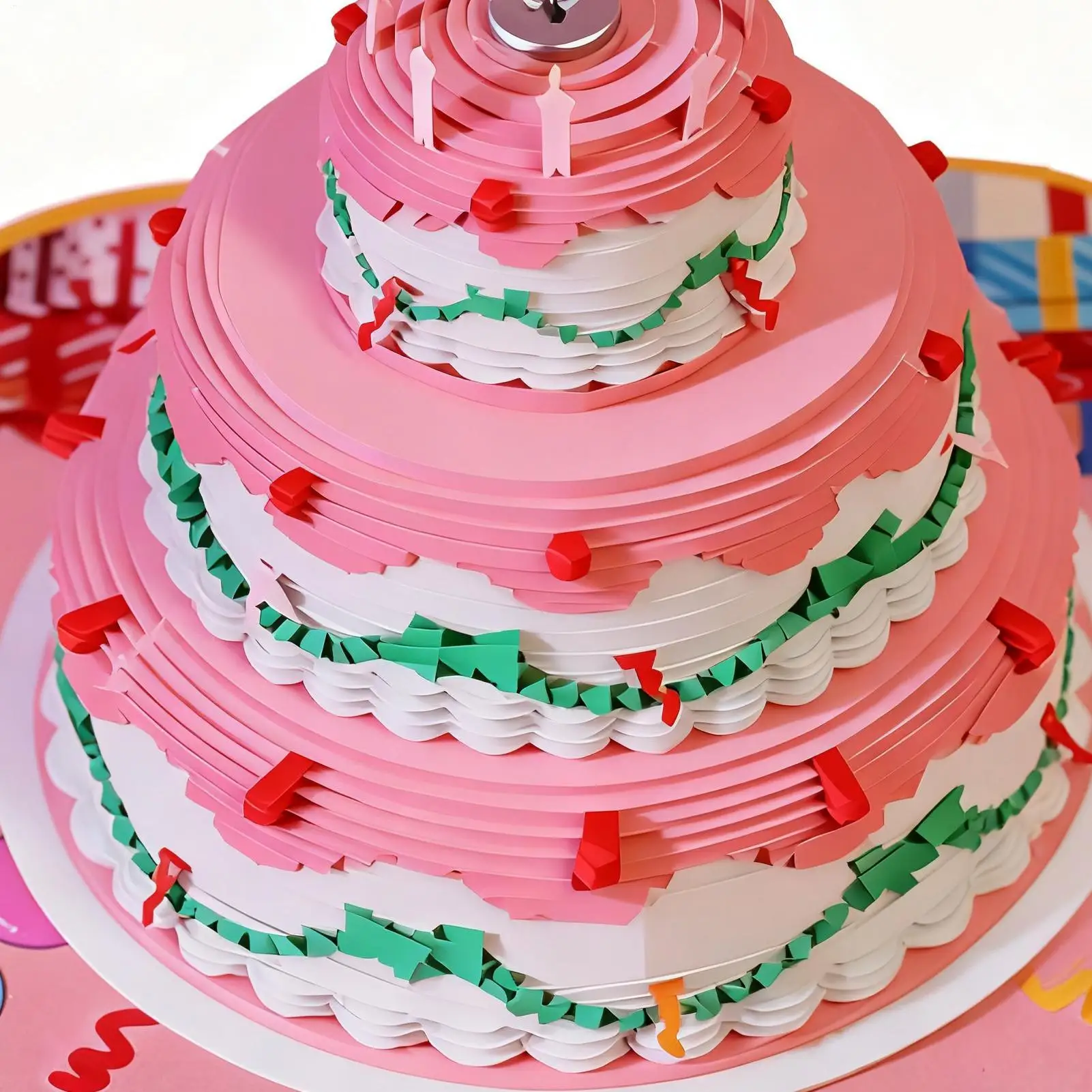 

3D Time Piece Calendar 2026 Fun Cake Tear Away Notepad 3D Memo Pad Time Piece Calendar 2026 For Thanksgiving Christmas