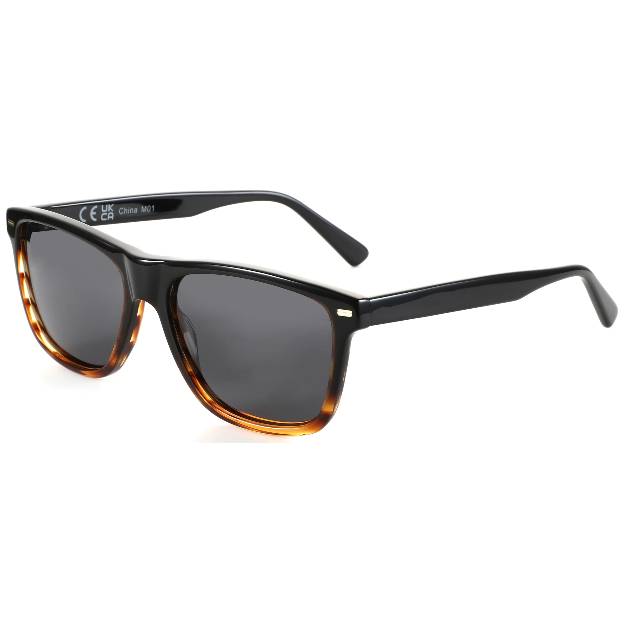 ZENOTTIC Neu eingetroffene quadratische polarisierte Sonnenbrille, UV400-Schutz, Acetat-Sonnenbrille, klassisches Design, Schatten für Damen und Herren – Detail 18