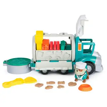 正版汪汪隊立大功毛毛和夥伴們咆哮美食餐車救援人偶,生日聖誕禮物 6 最佳銷售 廢墟和船員 - №3