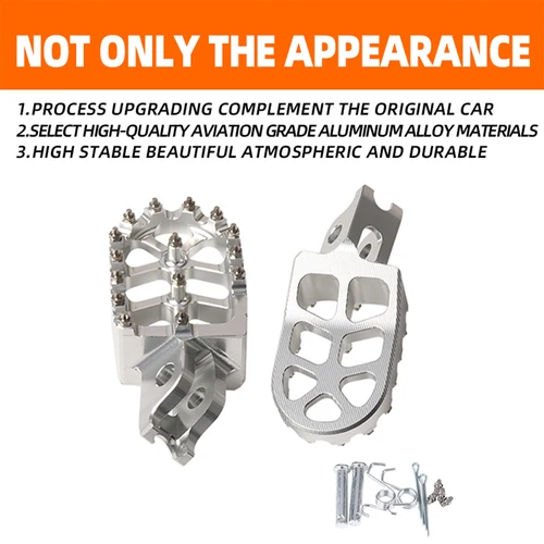 Imagen 2 del producto Reposapiés para motocicleta, pedales para KAWASAKI KX250F KX250 F KX450F KX450 X KLX 450 R KLX450R KX250X KX450X KX 250