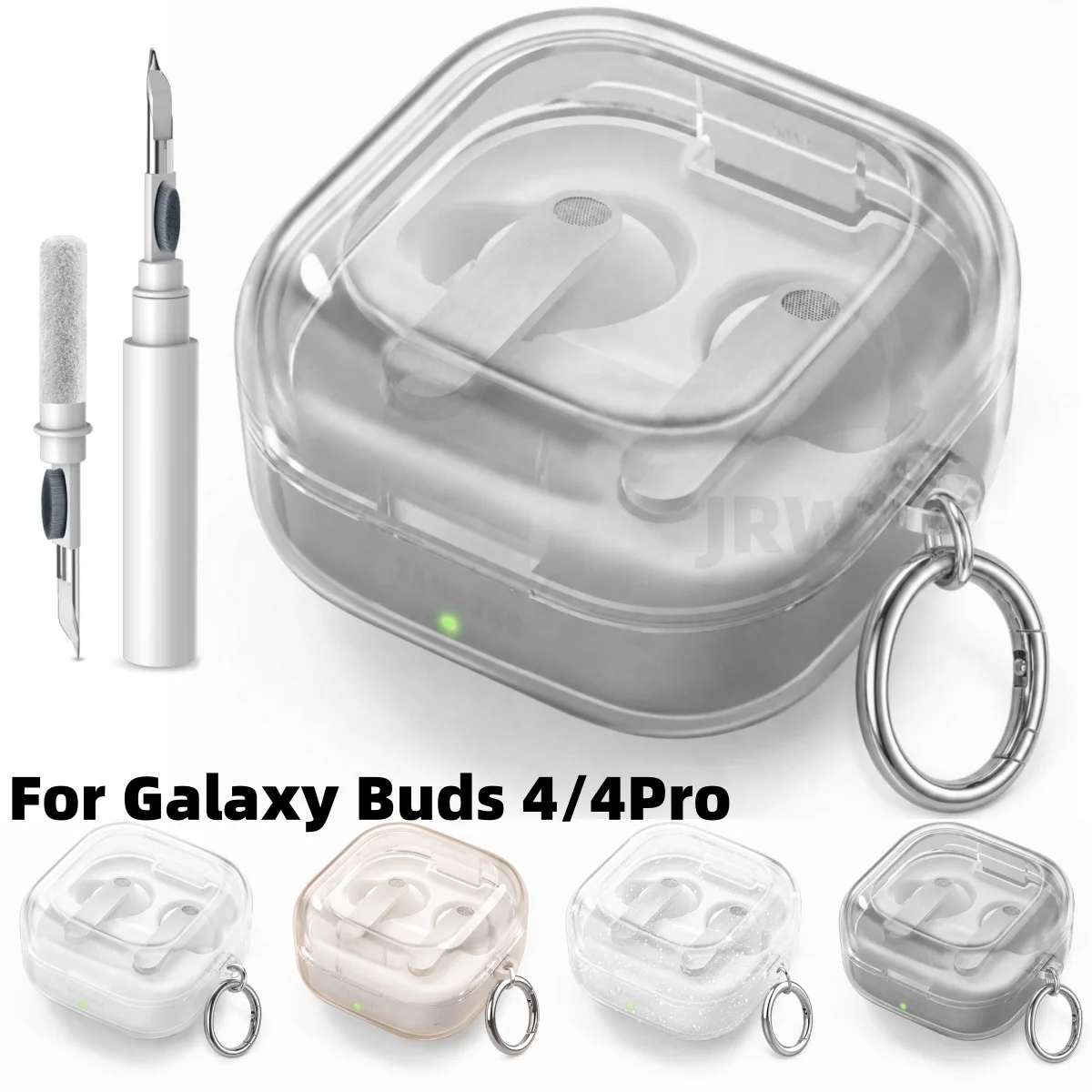 (2026 New) for Samsung Galaxy Buds 4/Galaxy Buds 4Pro Clear Case Soft TPU Protective Cover Skin for Samsung Galaxy Buds 4 Series