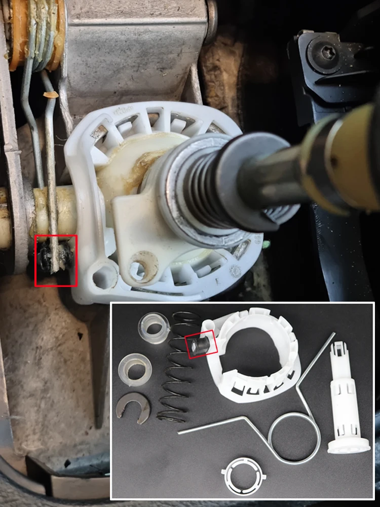 Zestaw sprężyn dźwigni zmiany biegów do Audi A1 8X1 8XK 8XA 8XF 2010 2012 - 2018 — zdjęcie 2