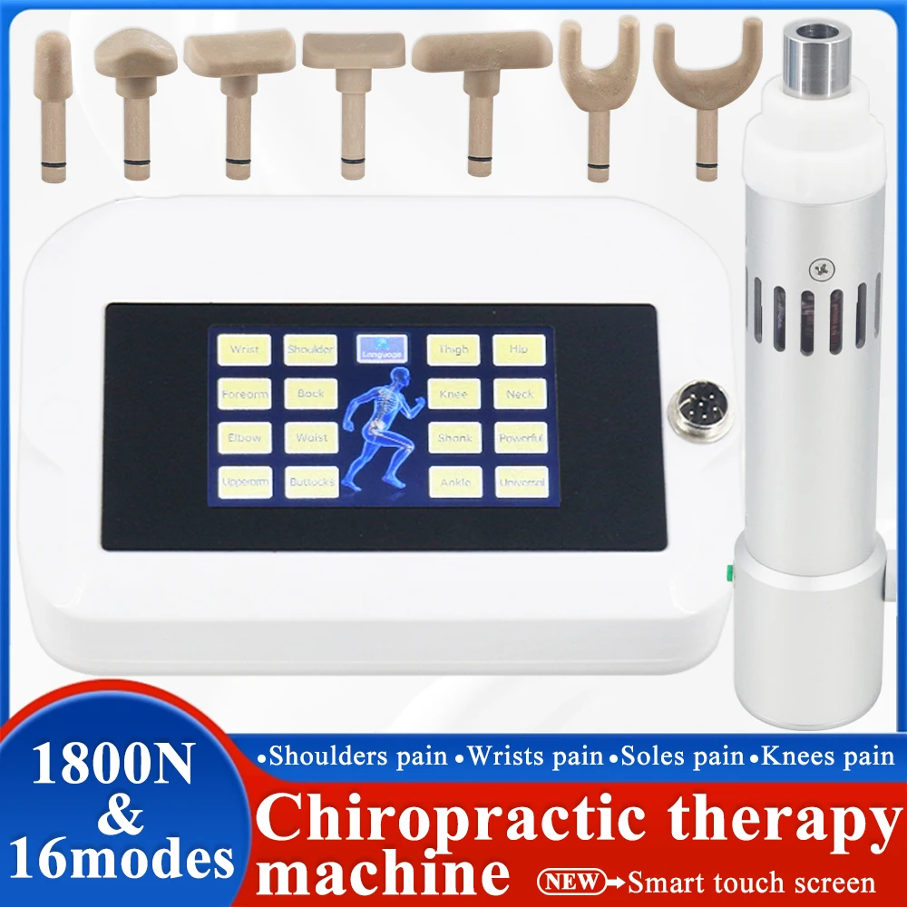 

Electric Corrective Gun 1800N Adjustable Strength Massage Tool For Effective Spine And Body Relaxation New Touch Screen Massager