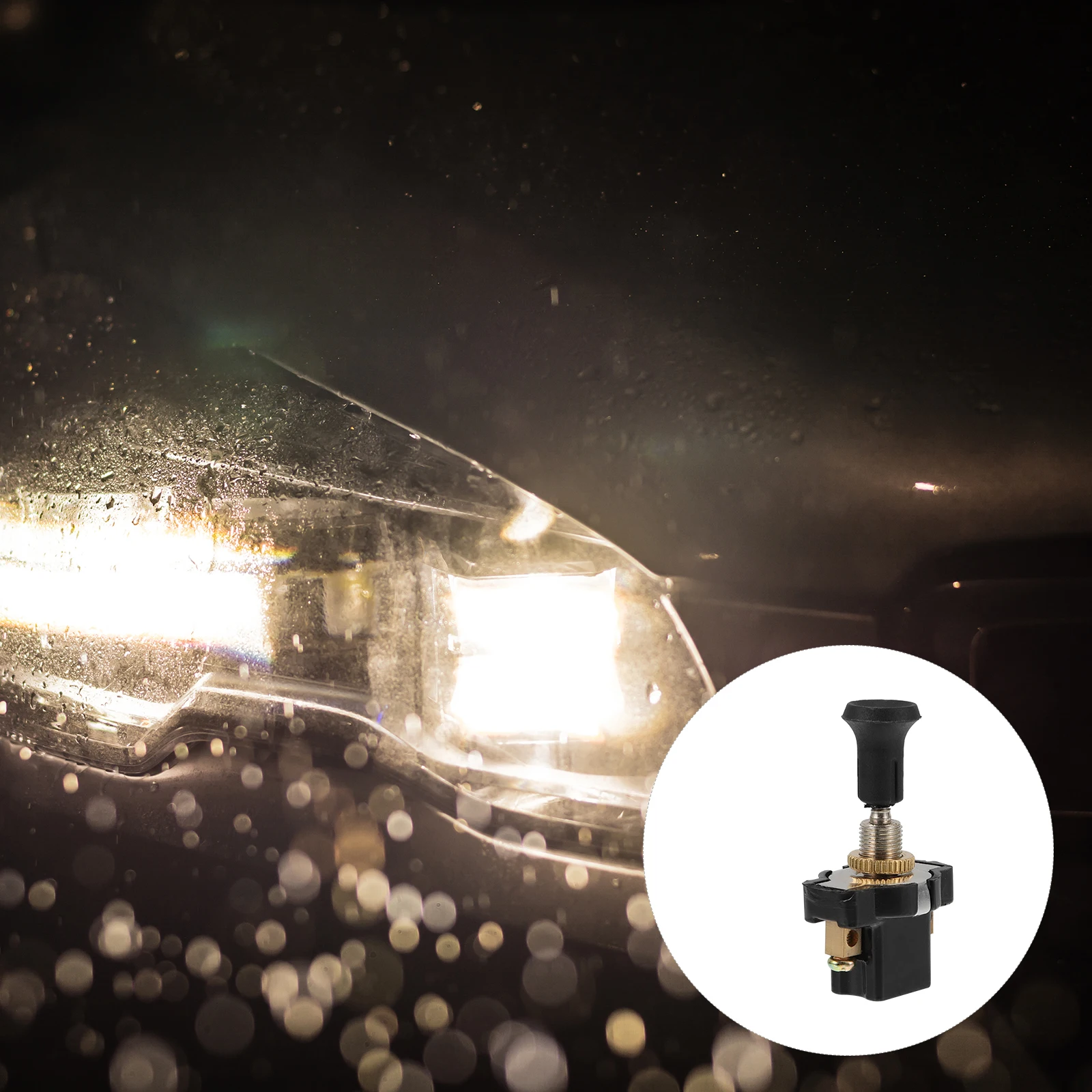 

Headlight Switch 12V24V Universal Pull Type Replacement for Truck Car Metal PVC ABS Reliable Performance Easy Operation Quick