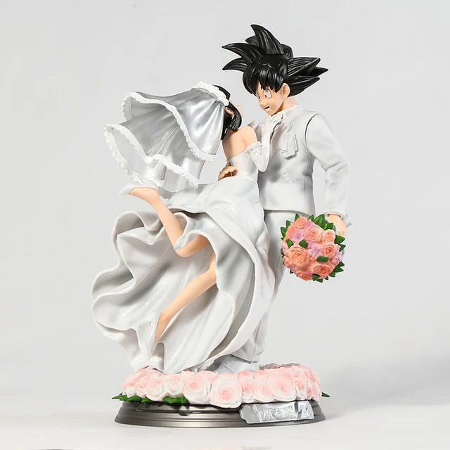 ドラゴンボール 悟空andチチ 結婚式フィギュア PVC