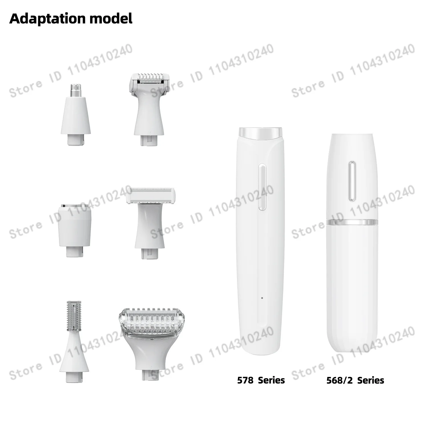Body Hair Trimmer Replace Blades T-blade Precision, Bikini Hair Trimmer, Nose Trimmer, Sideburns Hair Blade, Eyebrow Trimmer image 6