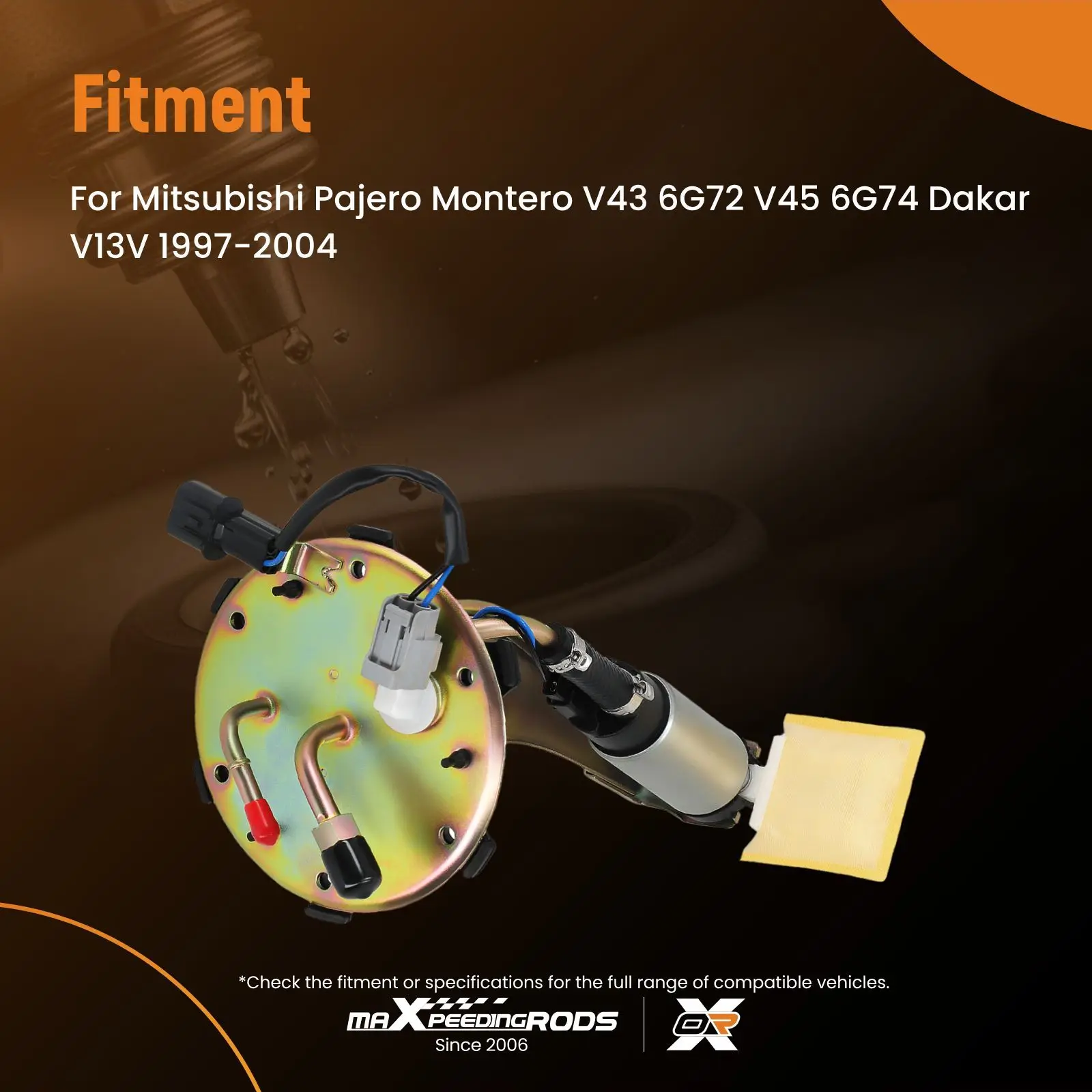 

Fuel Pump Assembly For Mitsubishi Pajero Montero V43 6G72 V45 6G74 MR208665