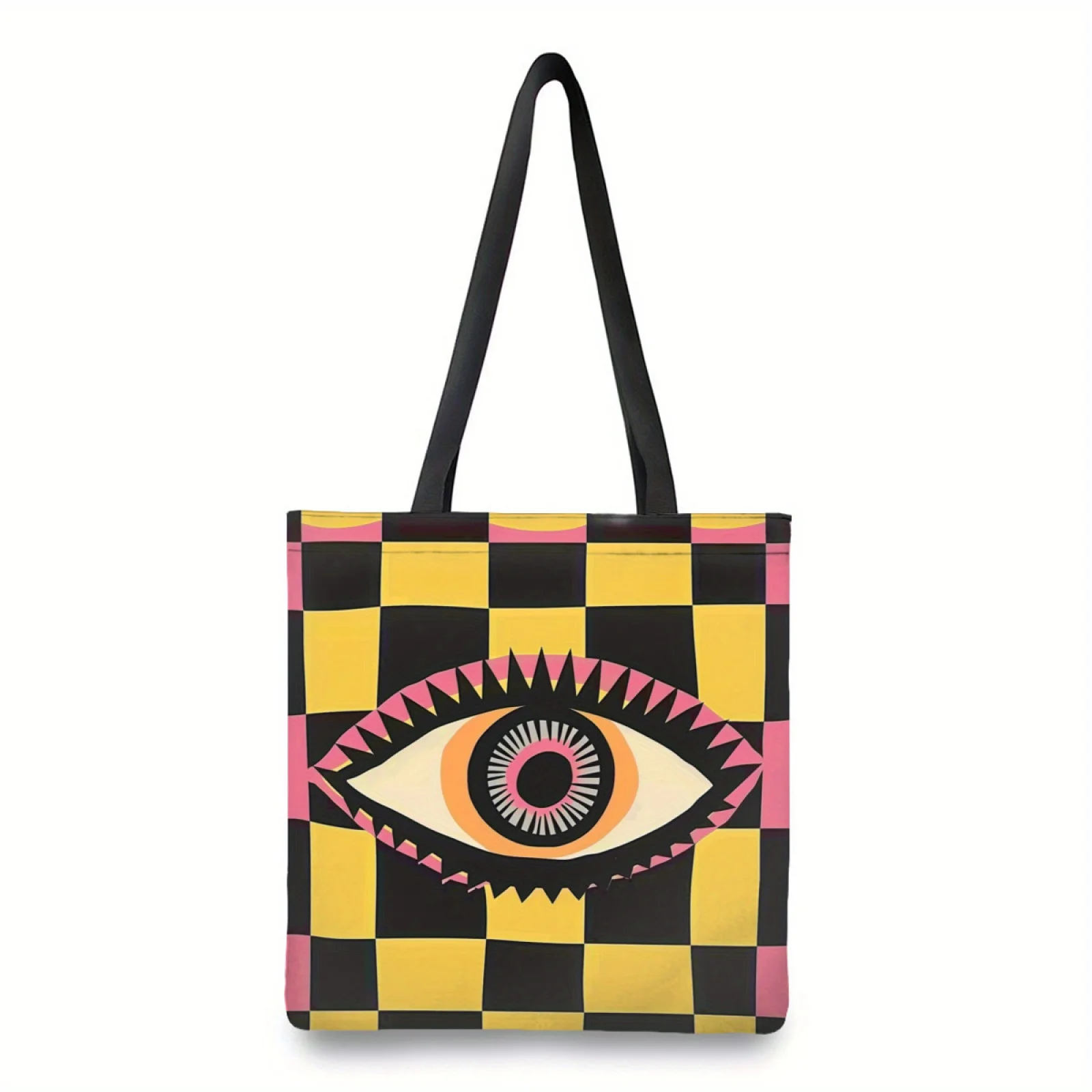 

Шикарная большая сумка Evil Eye | Универсальный, многоразовый — идеально подходит для покупок, тренажерного зала, пляжа и повседневного использования, идеальный подарок для женщин