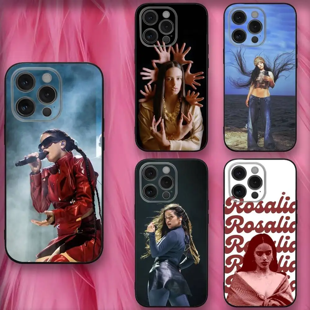

Singer R-Rosalias Phone Case For iPhone 16,se4,15,14,13,12,11,Pro,X,XS,Max,XR,Plus,Mini Soft Black Cover