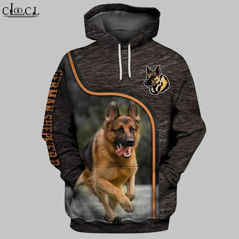 

HX German Shepherd 3D Print Hoodie Women Men Women Tracksuit Pullover Fashion Casual Hoodies Drop Shipping